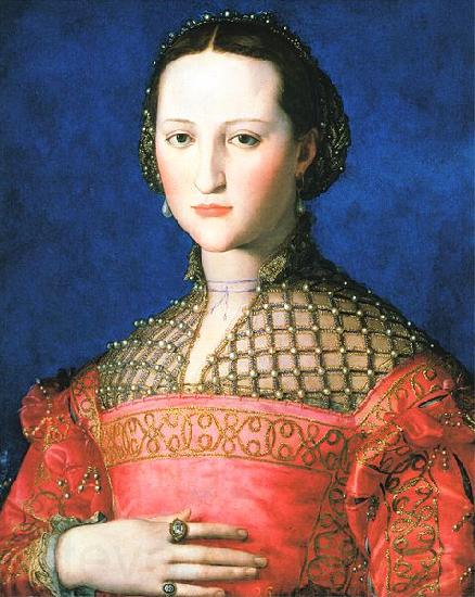 Agnolo Bronzino Portrait of Eleonora di Toledo Norge oil painting art